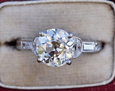 1920s Diamond Art Deco Engagement Ring